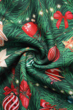 Indlæs billede til gallerivisning Scarlette Grøn Langærmet med Juletræprint🎄
