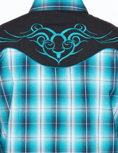 Indlæs billede til gallerivisning Blake -Herreskjorte med vestlig cowboybroderi 🍋

