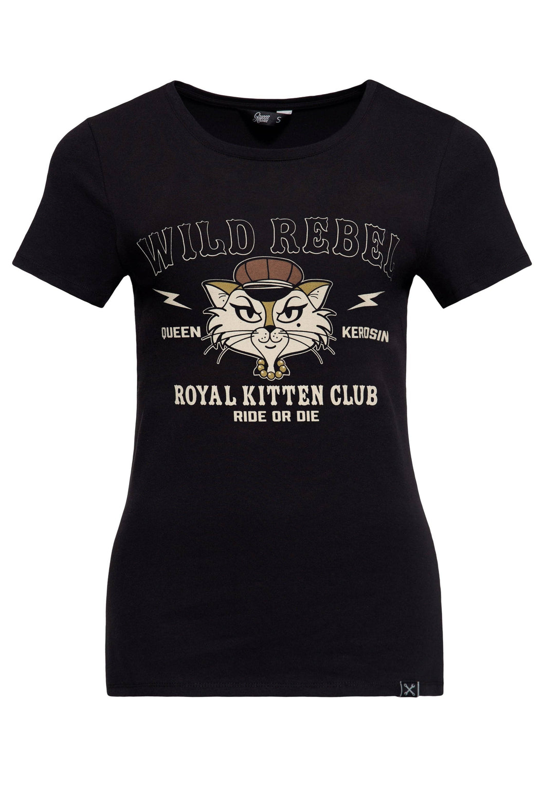 Royal Kitten Club -  Sort T-shirt ☘️