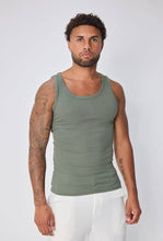 Indlæs billede til gallerivisning Enkel tanktop: Khaki grøn 🍒
