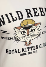 Indlæs billede til gallerivisning Royal Kitten Club - Offwhite t-shirt ☘️

