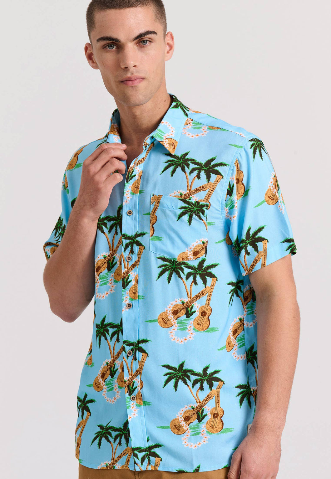 Resort Rayon-skjorte❤️