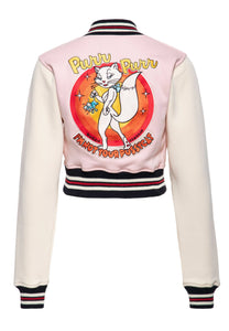 Collegejakke Purr Purr - Lyserød🌺