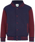 Indlæs billede til gallerivisning Collega Sweat jakke Junior -  Oxford Navy / Bordeaux
