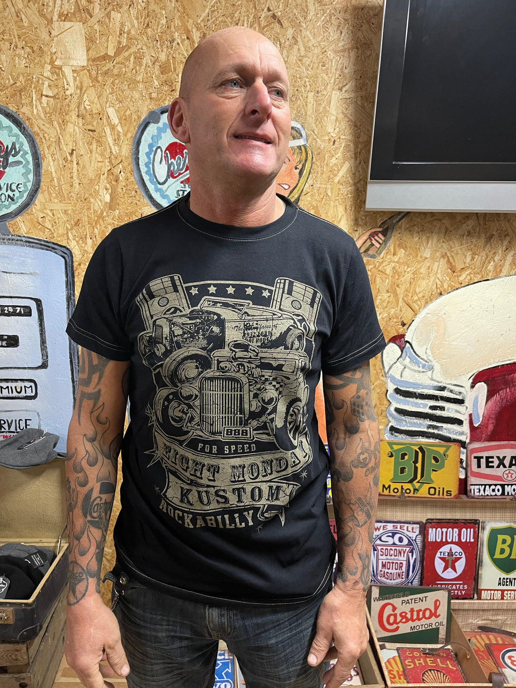 Eight Monday kustom - t-shirt sort