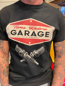 Tims retro garage - Sort