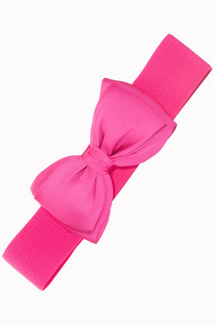 Bella - Sløjfe Bælte - Hot Pink ☘️🌻