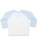 Indlæs billede til gallerivisning Baseball Tee  Junior - Hvid/Lyseblå
