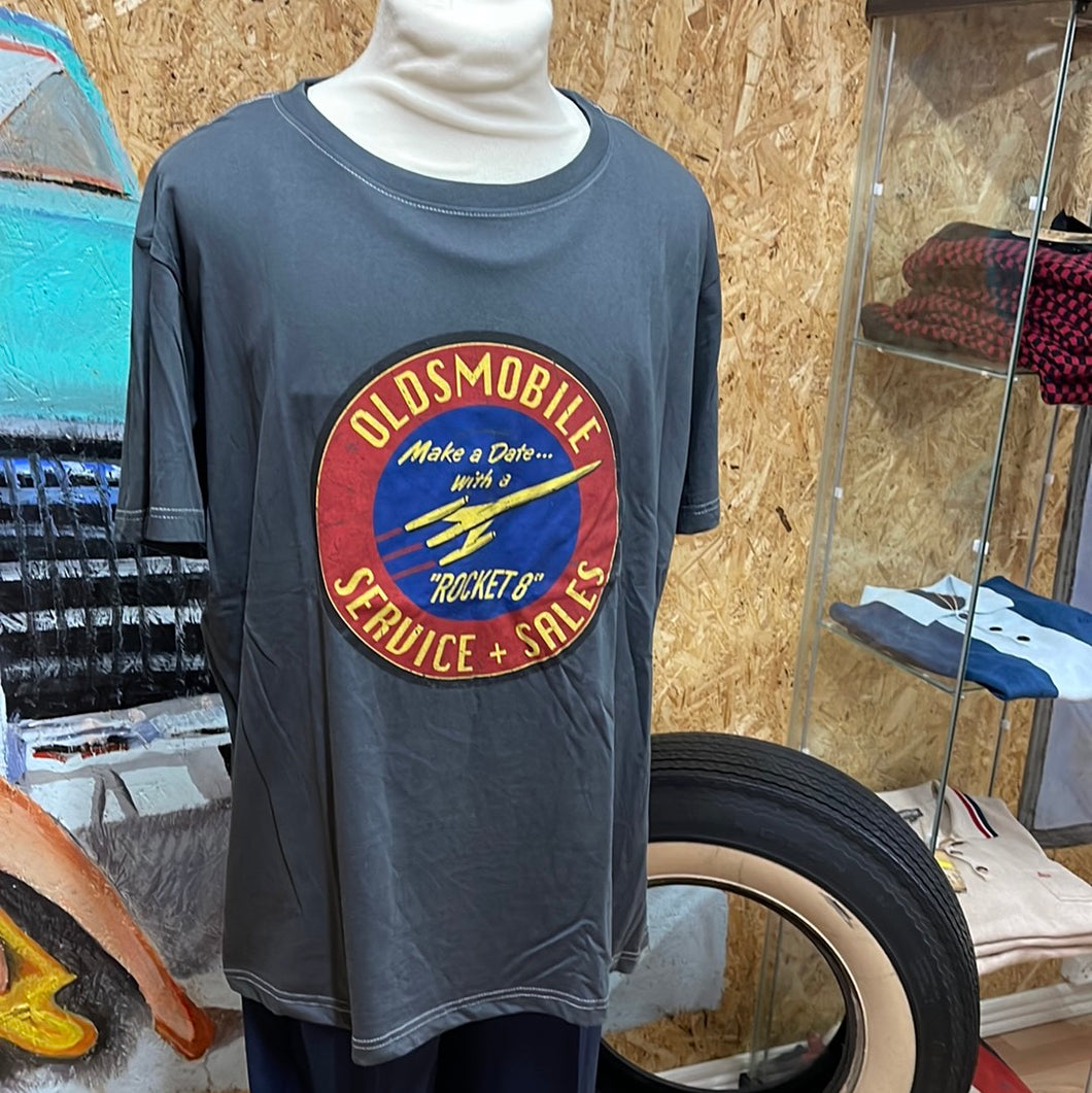 Oldsmobile Rocket 8 - t-shirt grå