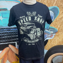 Indlæs billede til gallerivisning Speed Shop Hot Rod Customs- t-shirt sort
