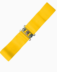 Wide elastik bælte - gul