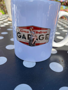 Tims Retro Garage kop - pige på dæk