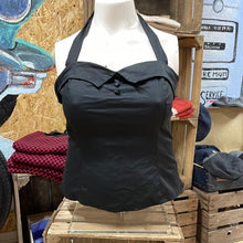 Indlæs billede til gallerivisning Halterneck top - Sort
