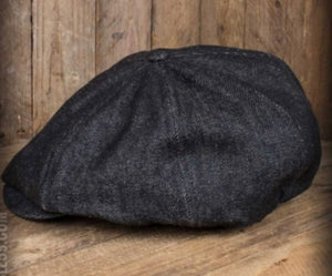 Slugger cap  - Hat mørk grå med nistre af hvid