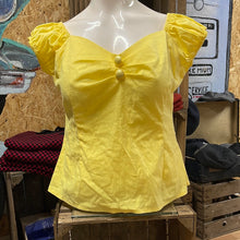 Indlæs billede til gallerivisning Dolores vintage top - gul
