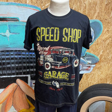 Indlæs billede til gallerivisning Speed Shop Garage- t-shirt sort
