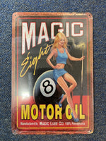 Magic Eight - metal skilt