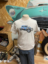 Indlæs billede til gallerivisning Blå Hot Rod - t-shirt
