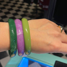 Indlæs billede til gallerivisning Armbånd -  lilla med farvespil
