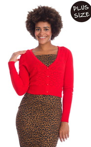 Love Dream - cardigan rød
