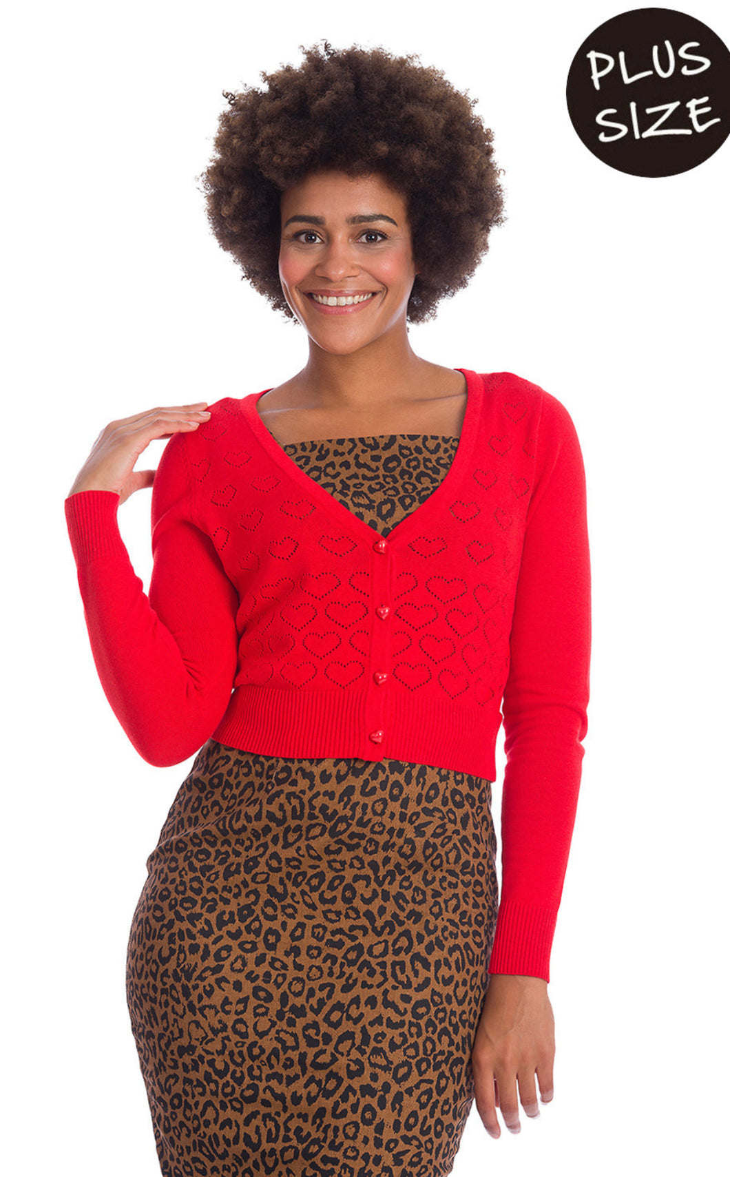 Love Dream - cardigan rød