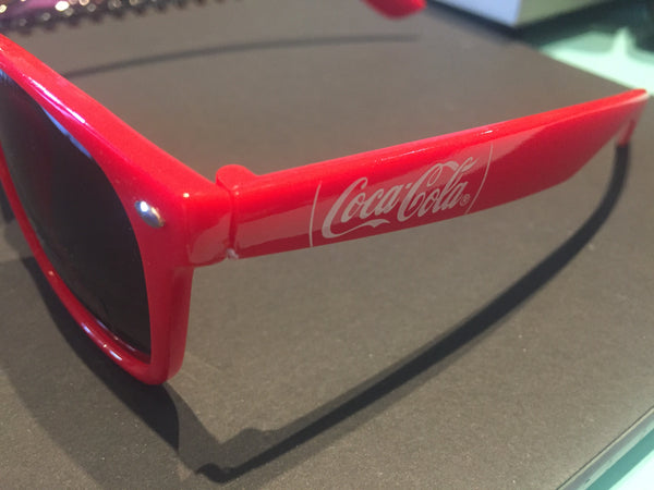 Ny rød Coca Cola solbrille