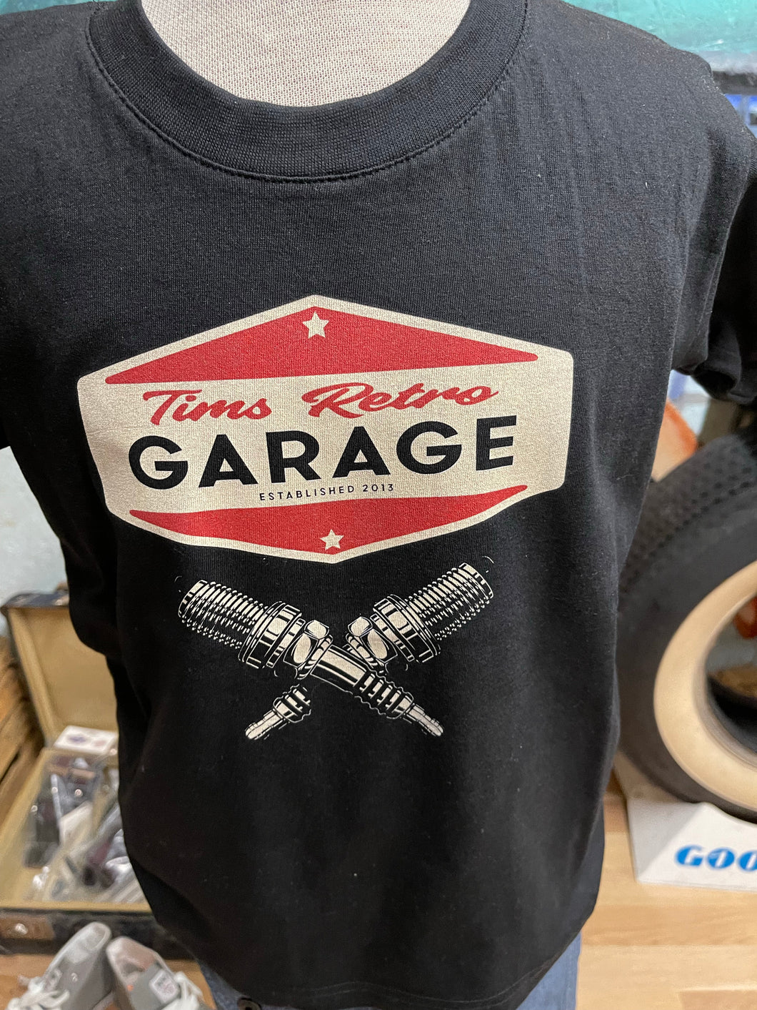 Logo - Bluse sort