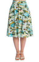 Tropical Palms swing nederdel