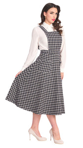 Holly Pinafore nederdel - blå tern