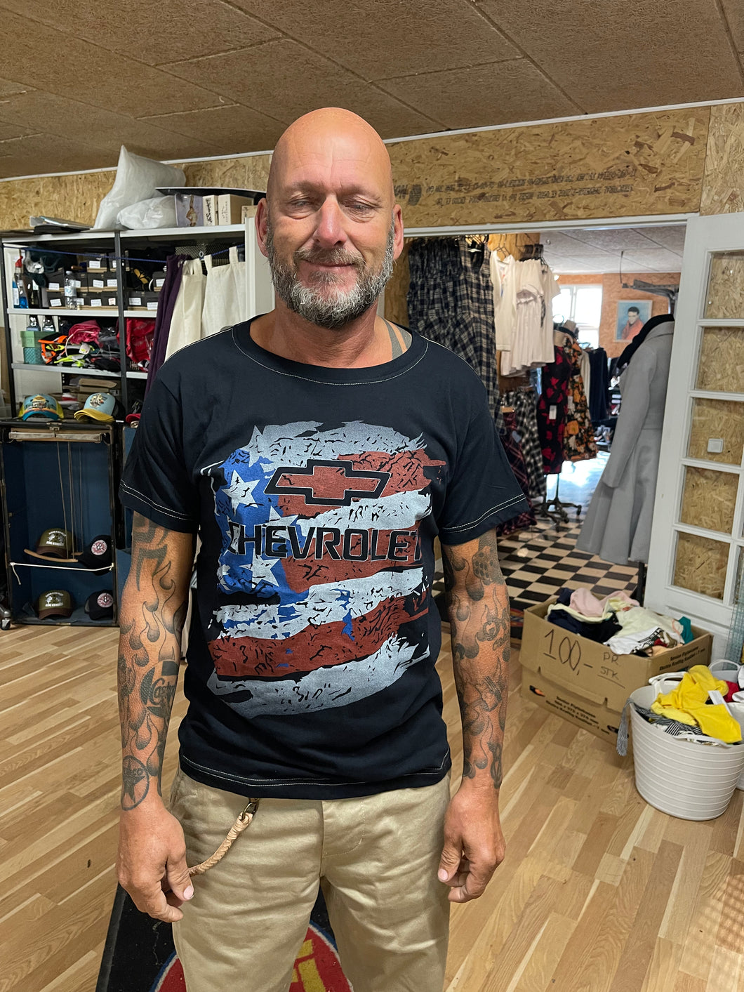 Chevrolet Stars and Stripes - t-shirt sort